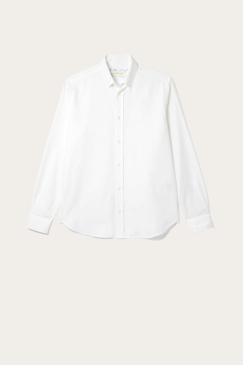 Blake Vintage White Oxford Shirt
