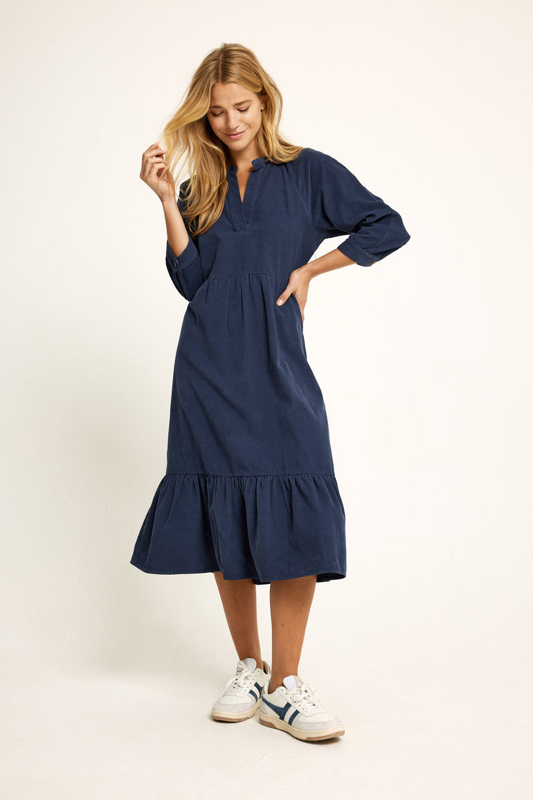 Falkirk Navy Cord Dress