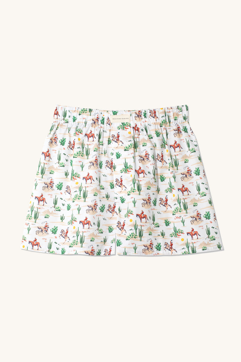 Wild West White Boxer Shorts