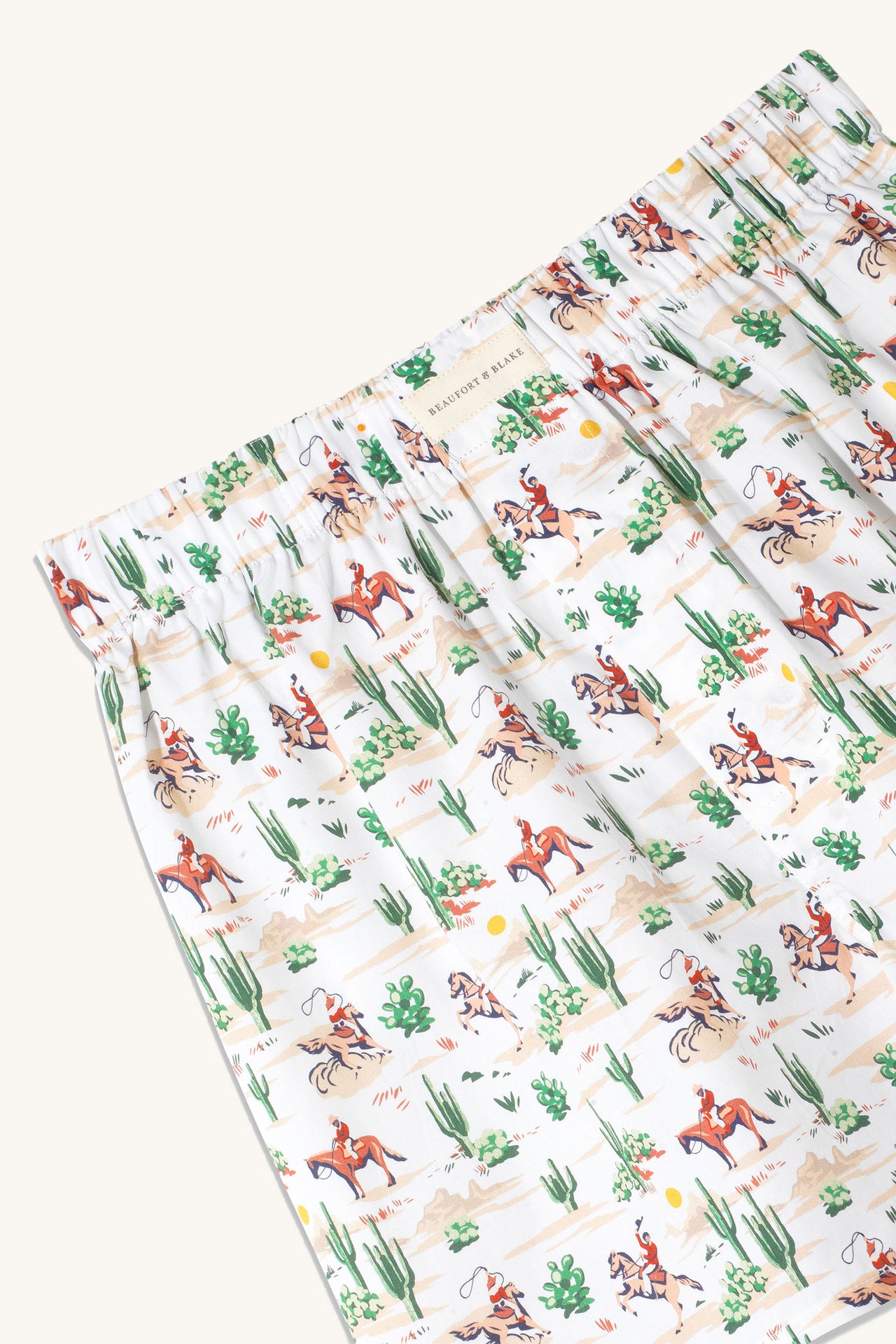 Wild West White Boxer Shorts