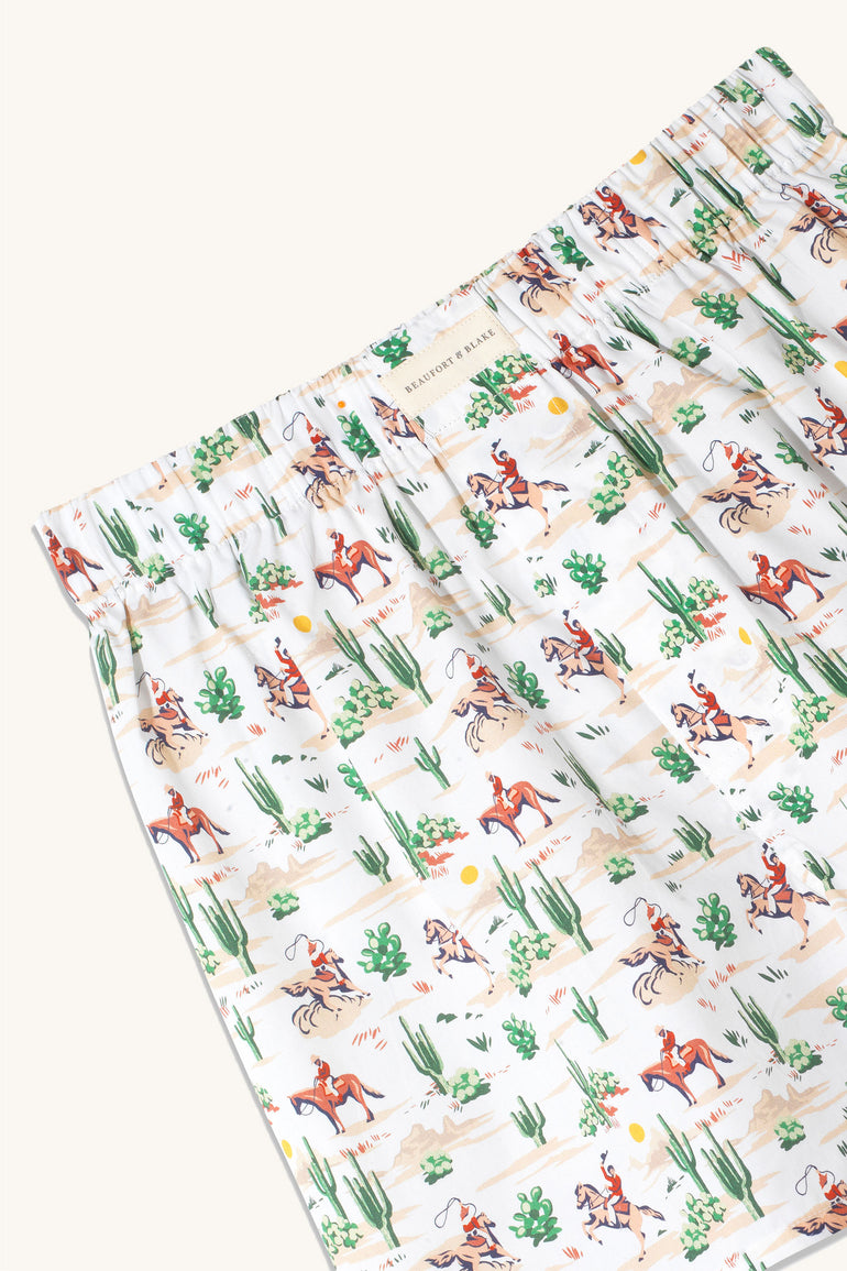 Wild West White Boxer Shorts