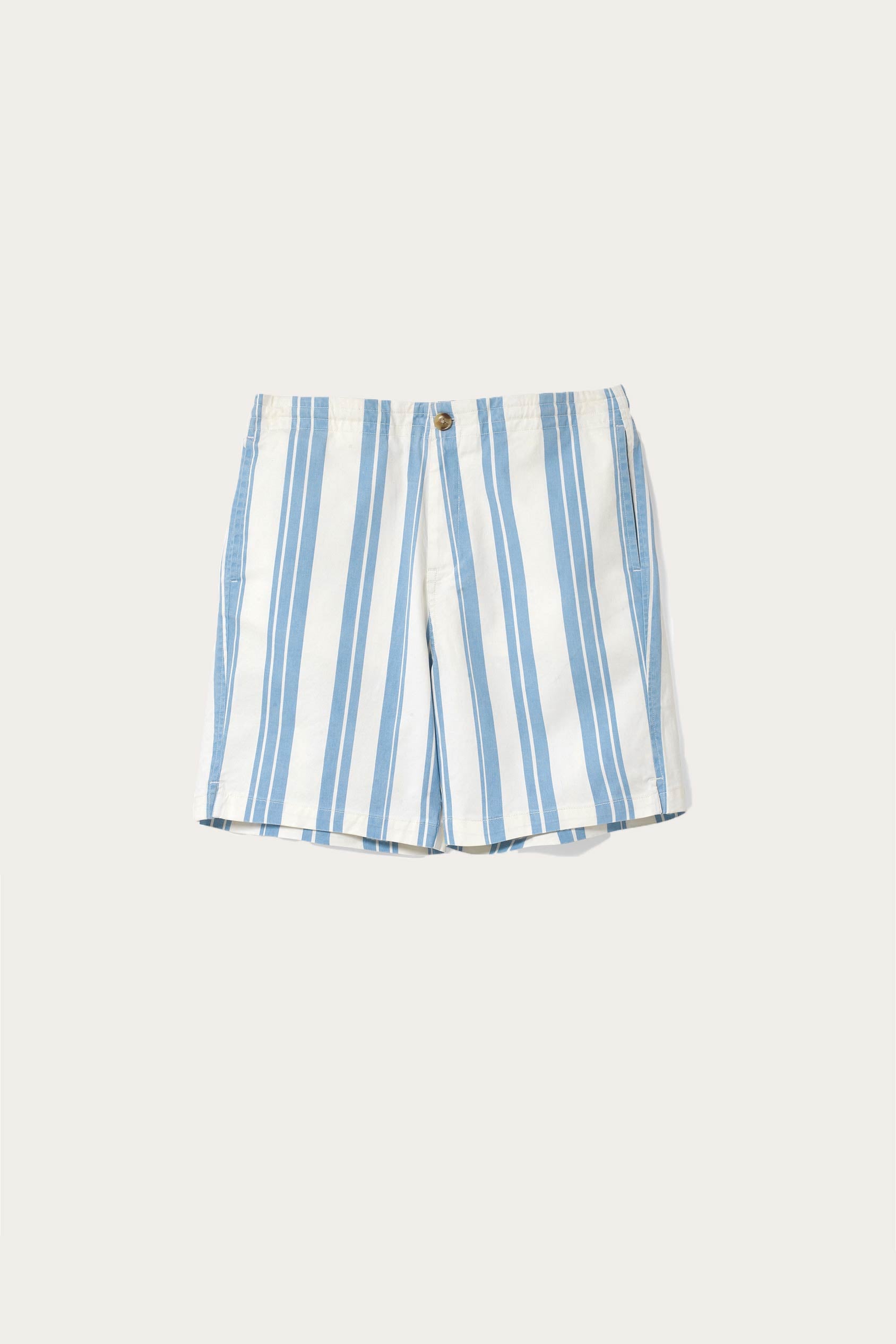 Dunsfold Blue Printed Stripe Shorts