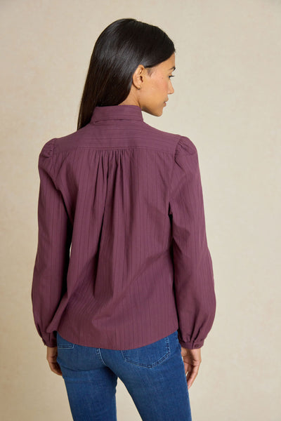 Her lip to - Puffed Sleeve Lace Blouse シャツ/ブラウス(長袖