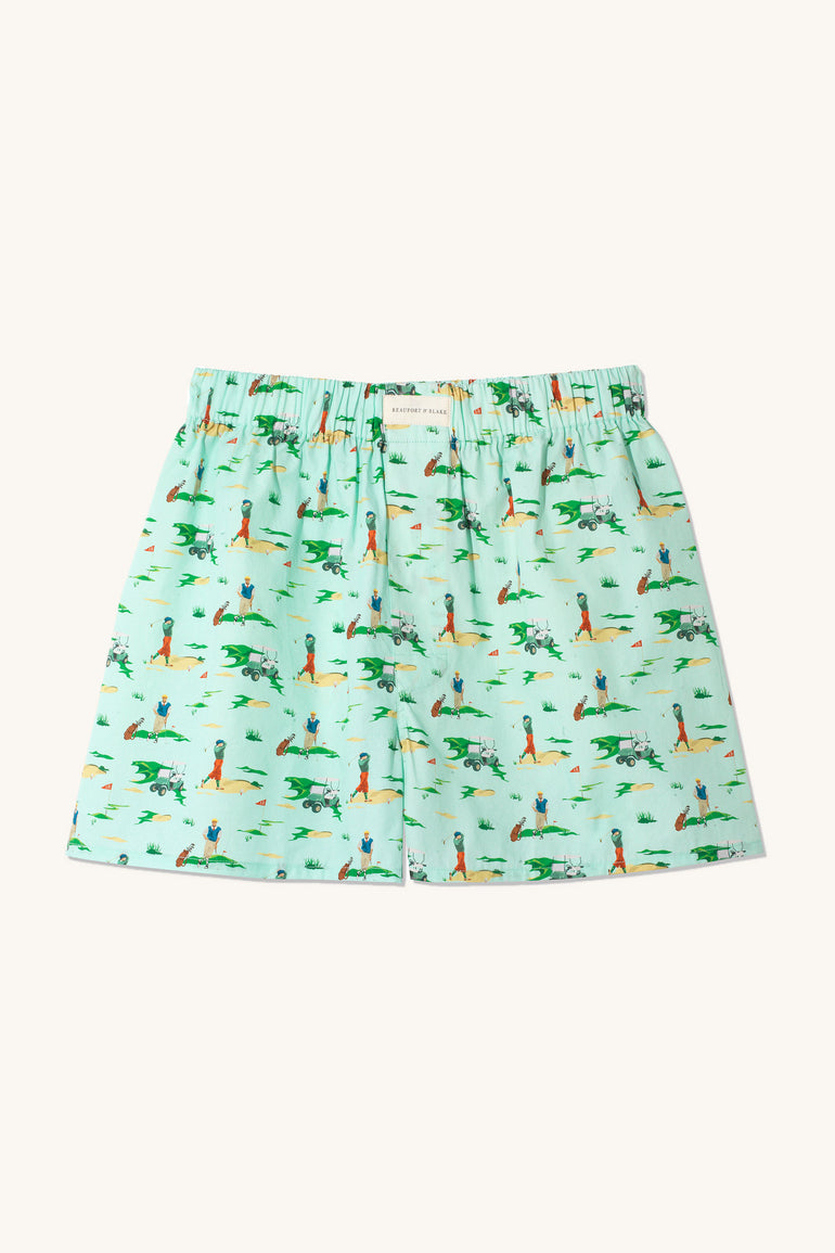 Championship Golf Mint Boxer Shorts