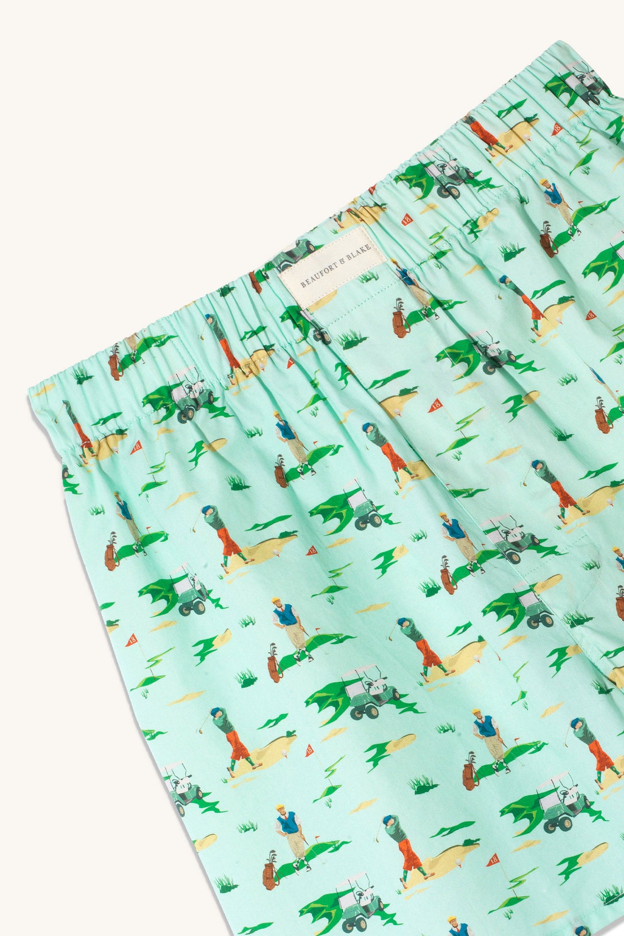 Championship Golf Mint Boxer Shorts