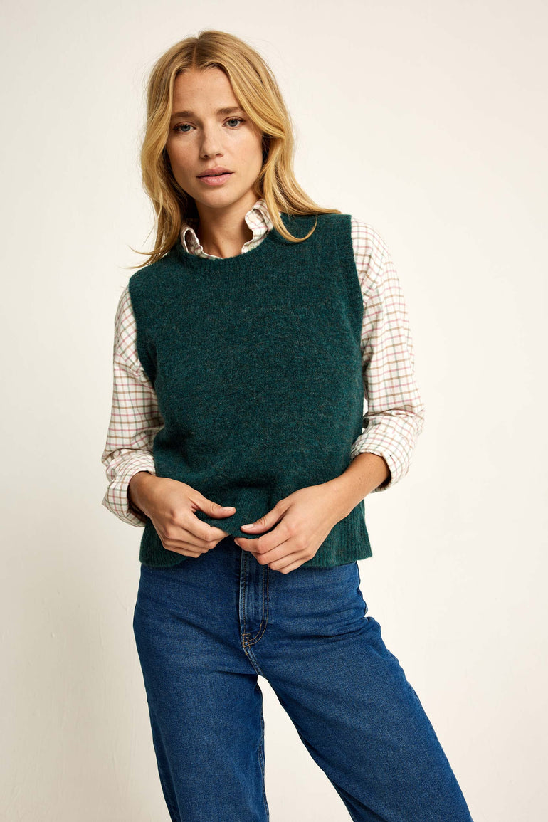 Witney Pine Knitted Vest