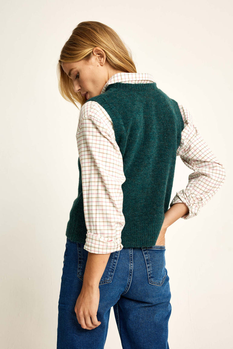 Witney Pine Knitted Vest