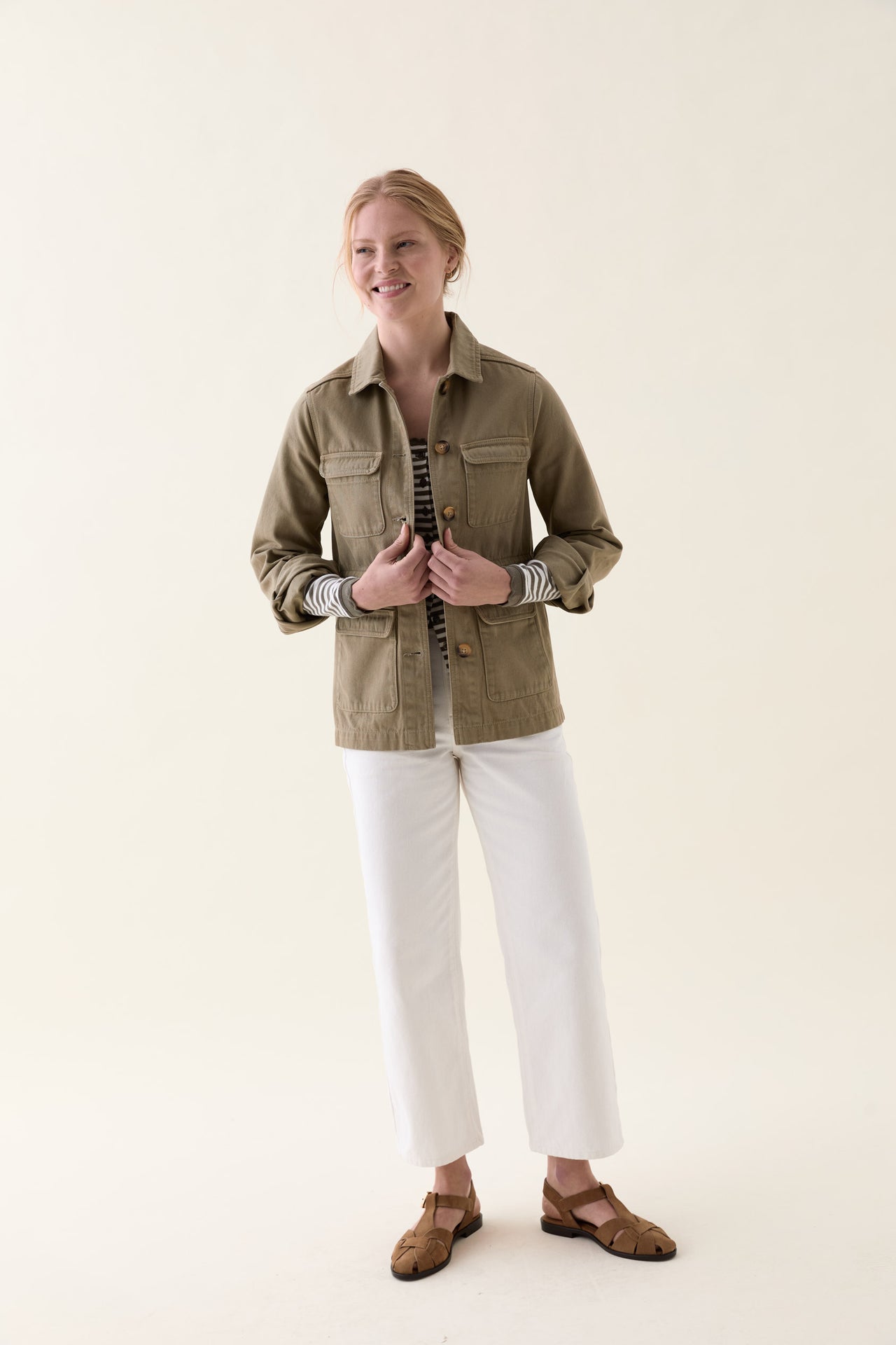 Haslemere Khaki Utility Jacket