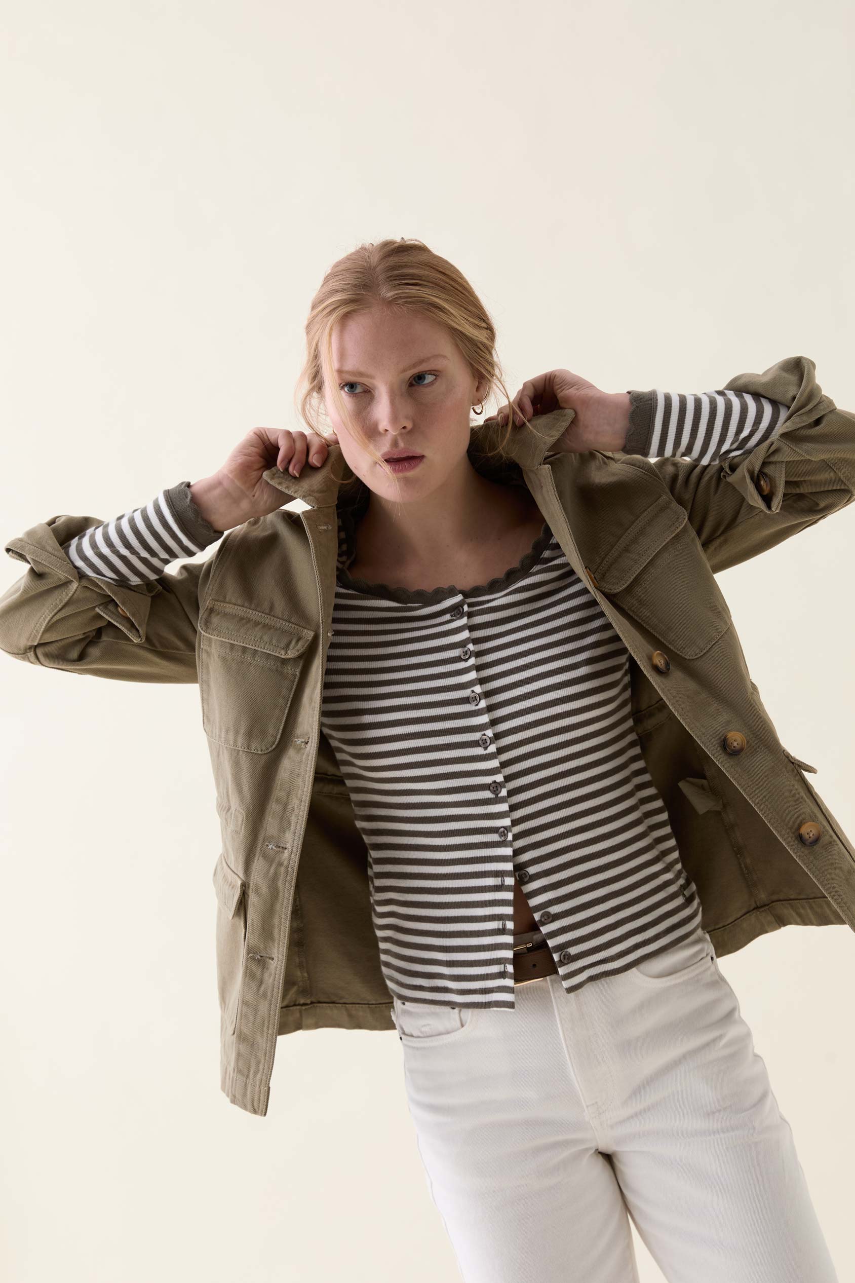Haslemere Khaki Utility Jacket