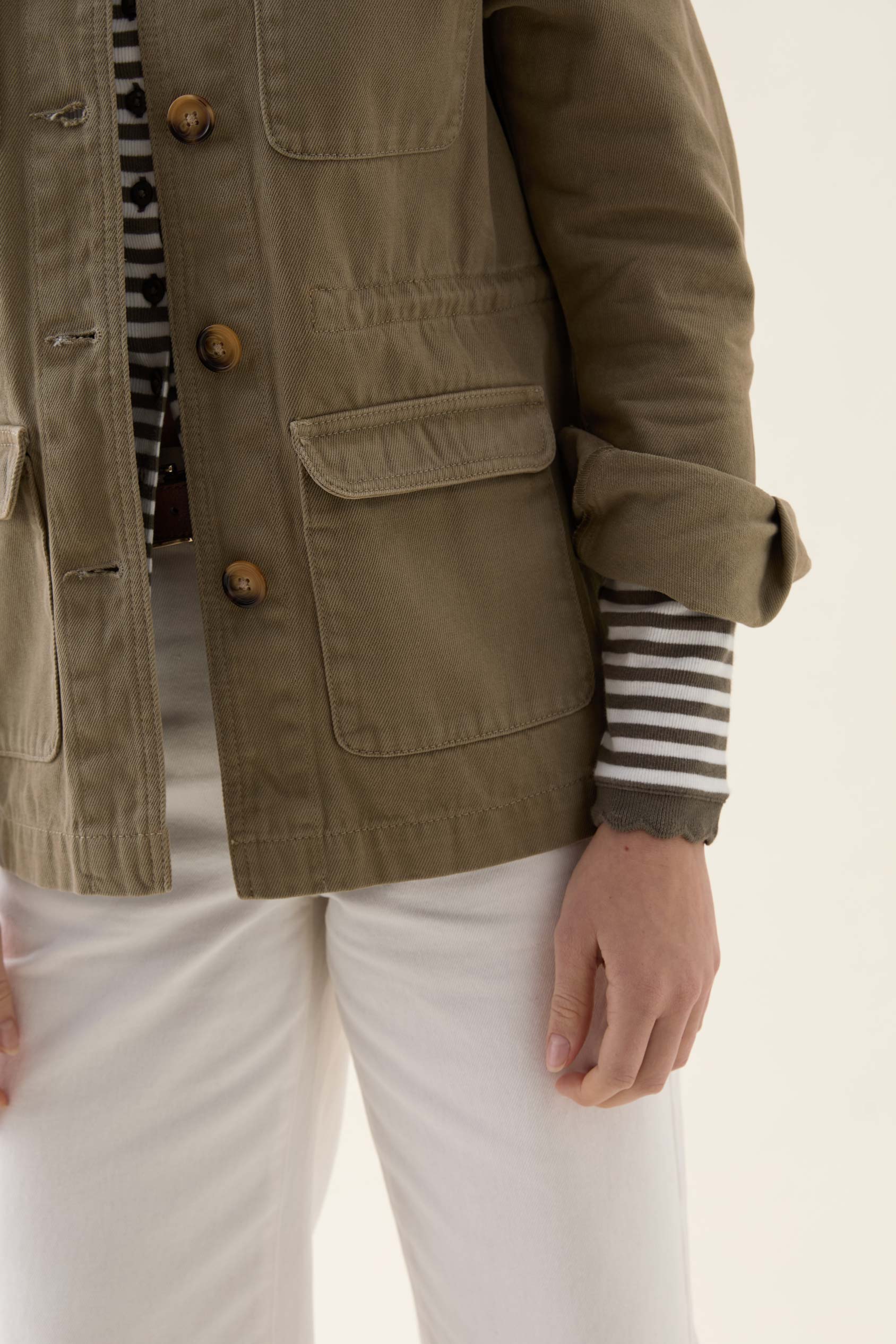 Haslemere Khaki Utility Jacket