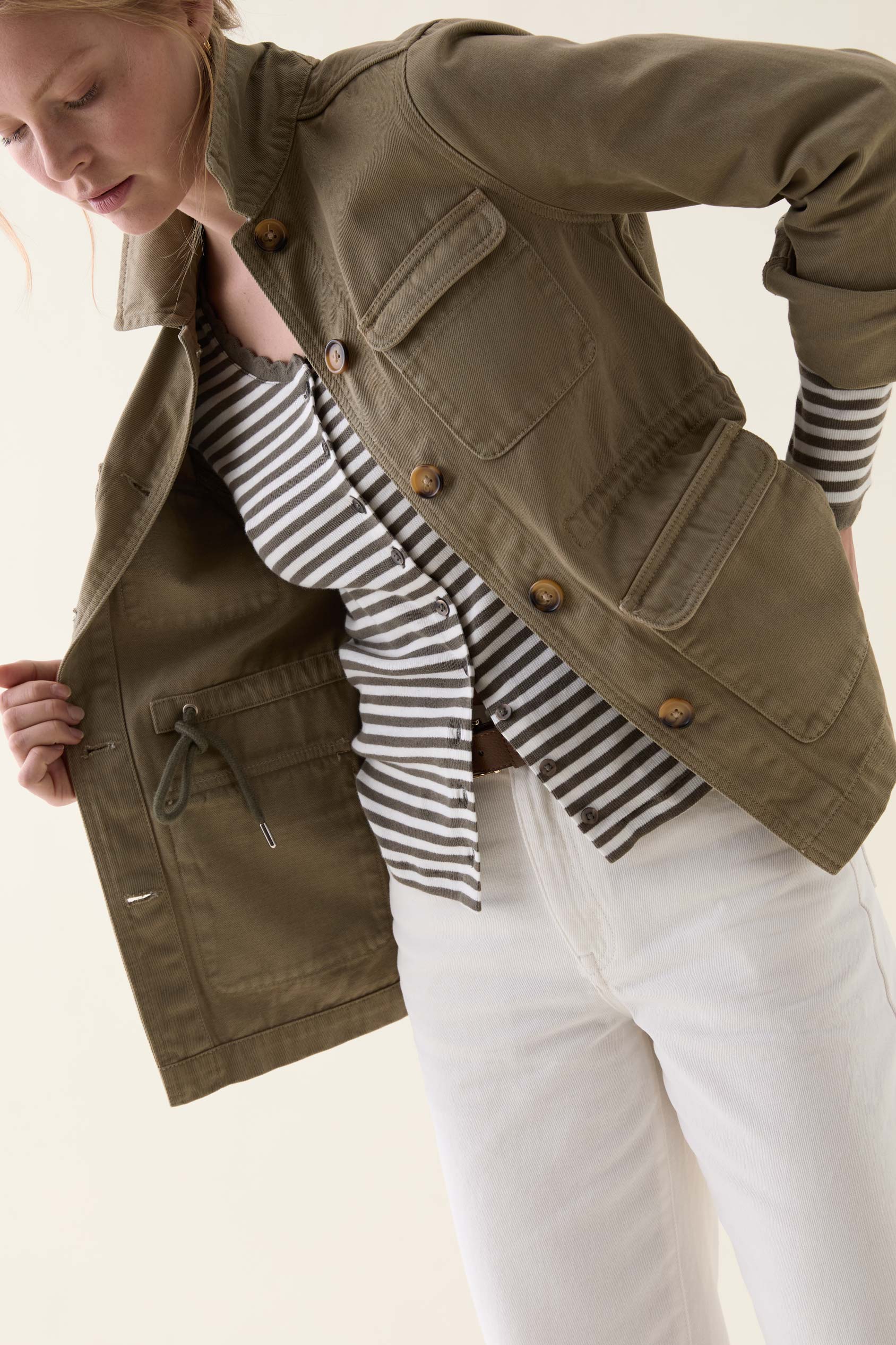 Haslemere Khaki Utility Jacket