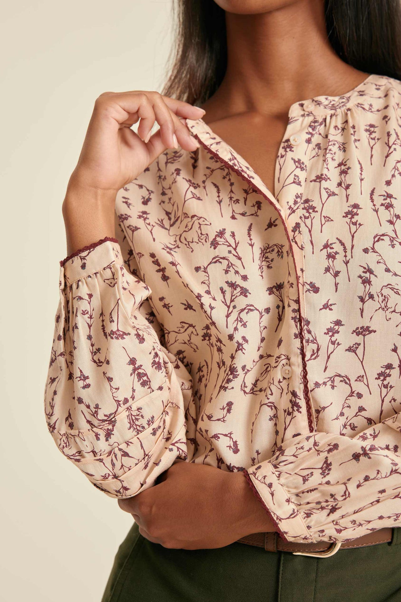 Iverna Printed Blouse