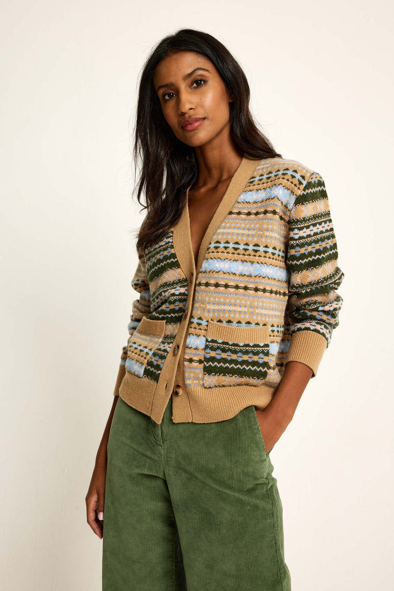 Overton Multi Fair Isle Cardigan