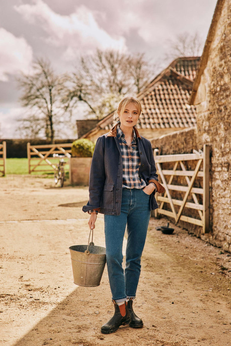 Smithton Navy Check Shirt