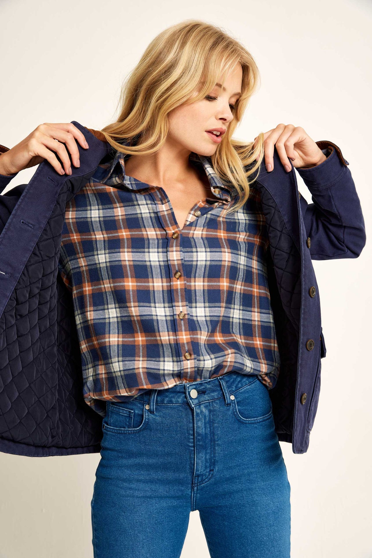 Thurso Navy Barn Coat