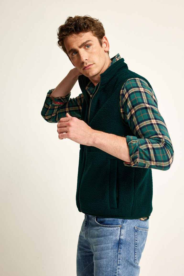 Kirkwall Pine Sherpa Gilet