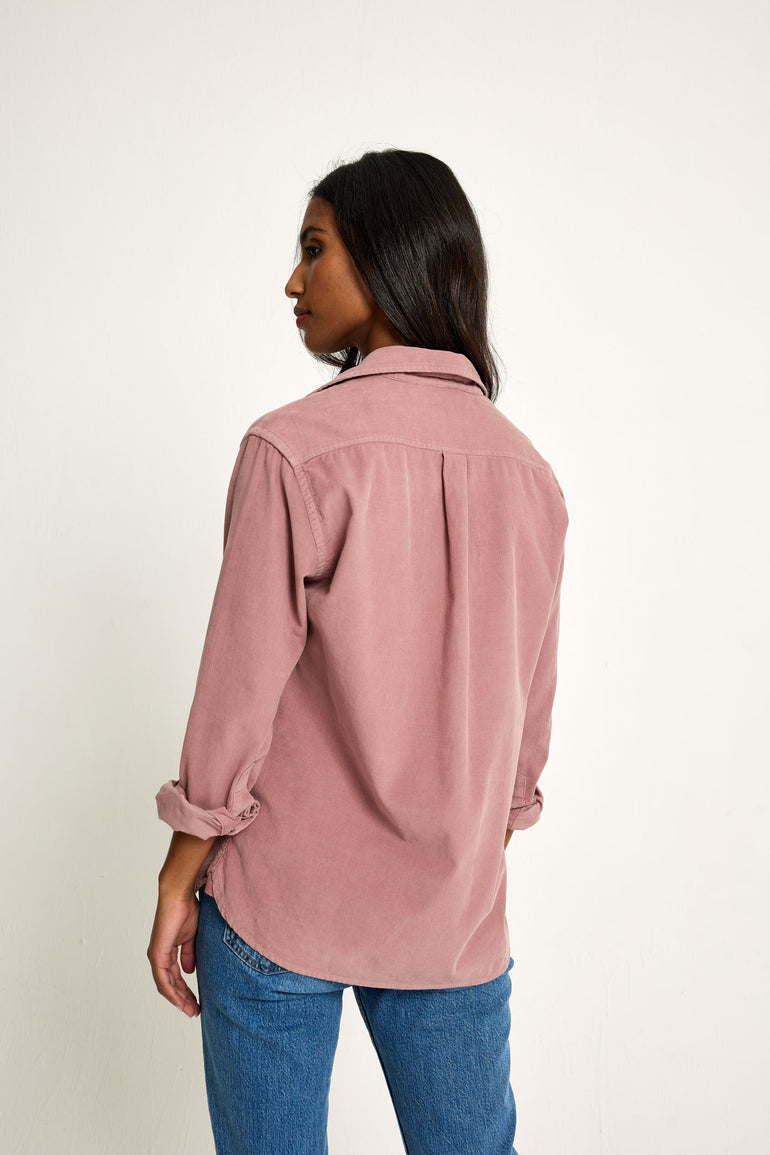Stroud Dusty Pink Cord Shirt