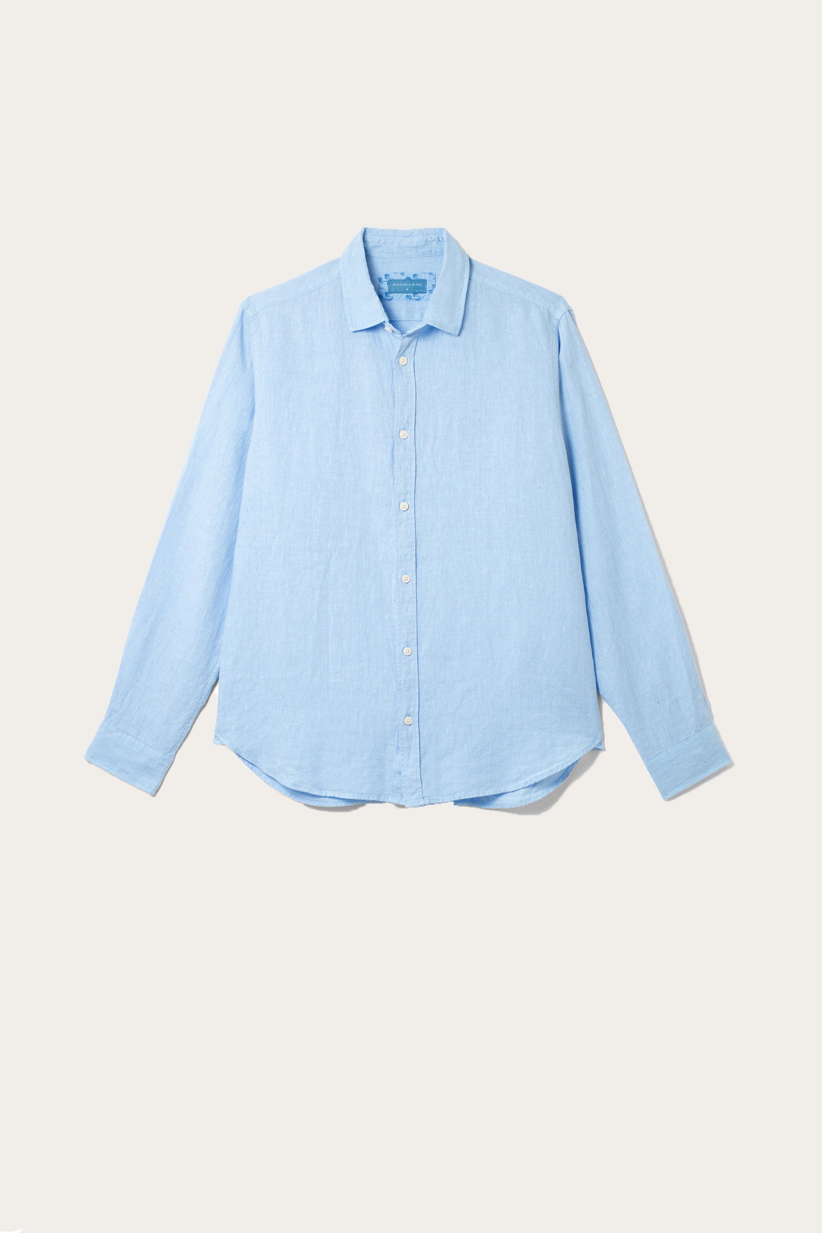 Upton Sky Garment Dye Linen Shirt