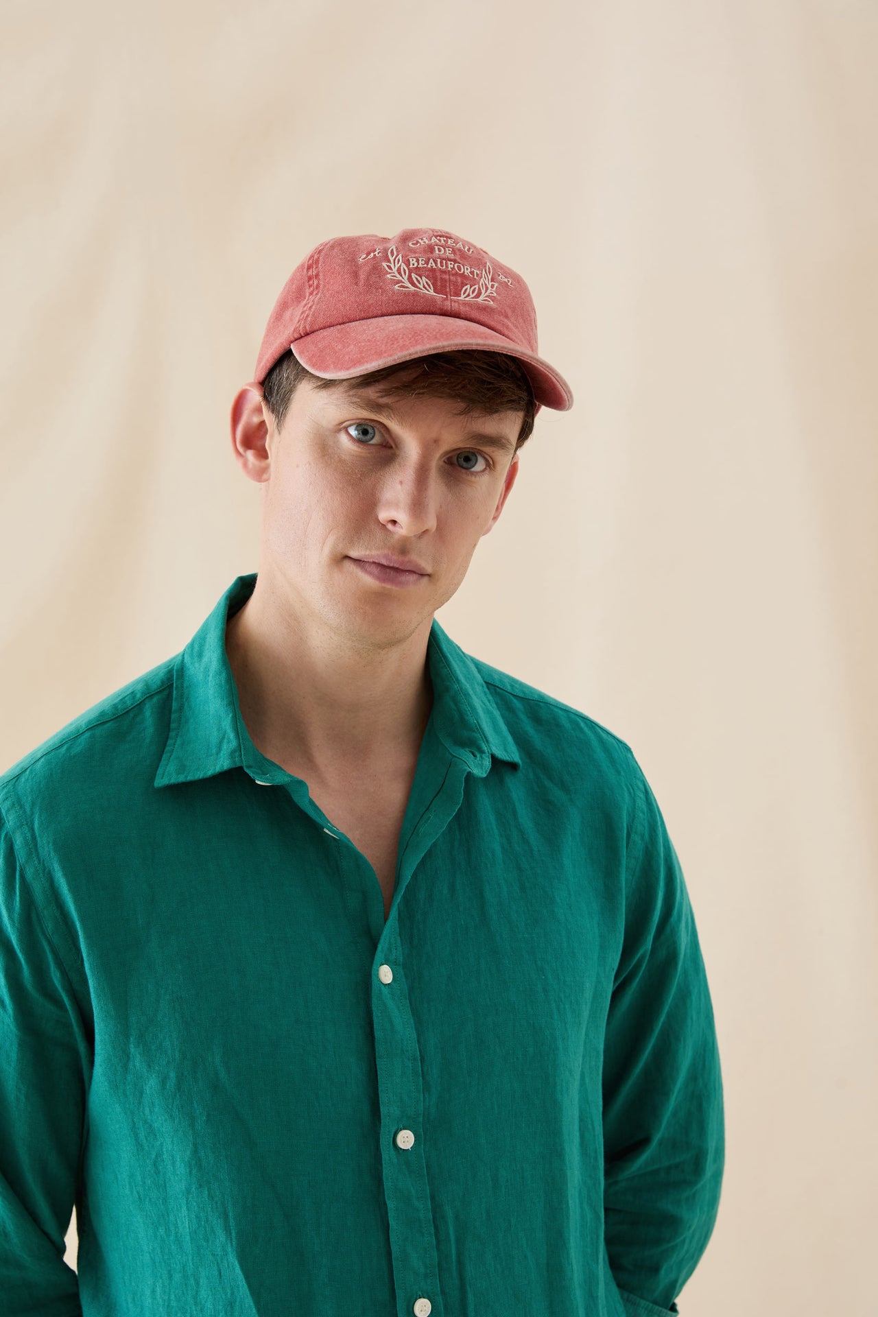 Upton Emerald Garment Dye Linen Shirt