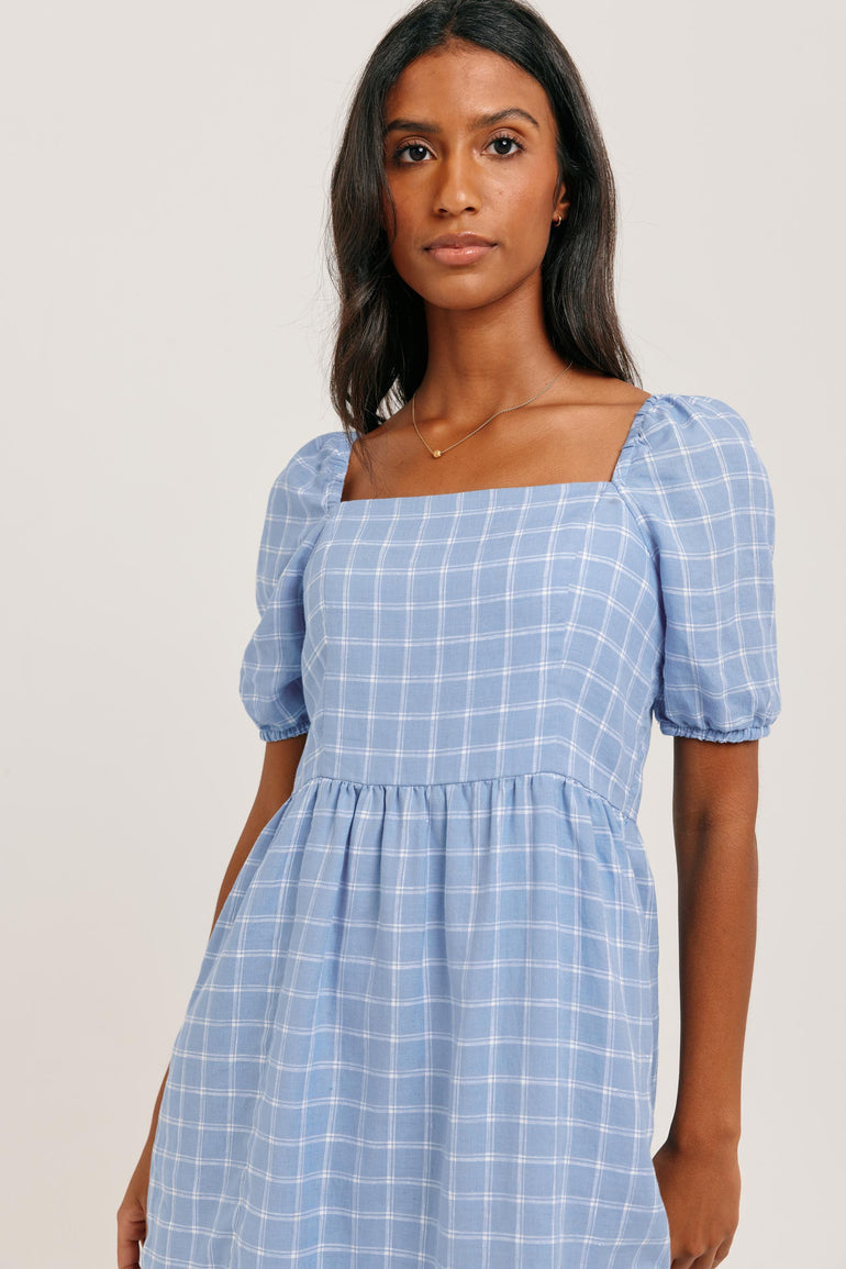 Whitestone Check Midi Dress