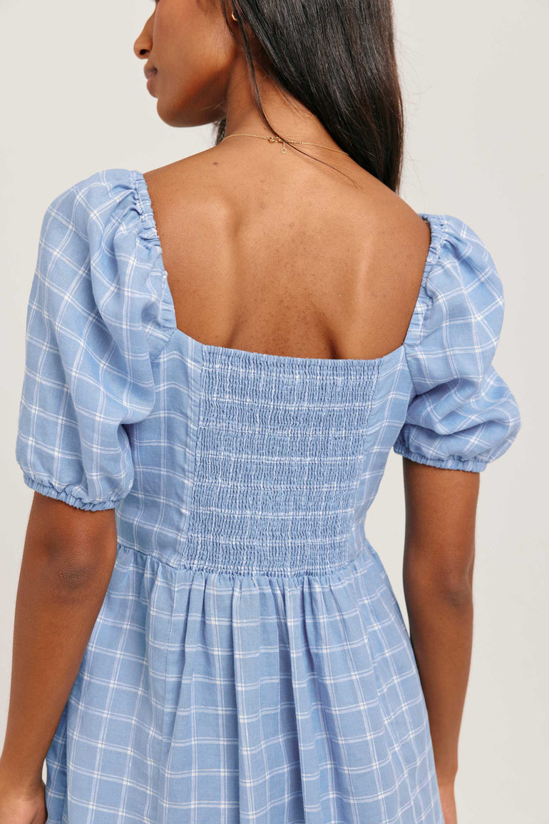 Whitestone Check Midi Dress