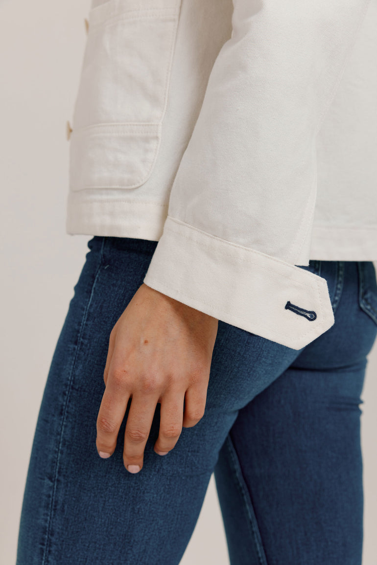 Bighton Ecru Canvas Jacket