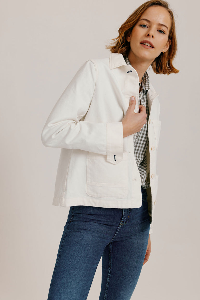Bighton Ecru Canvas Jacket