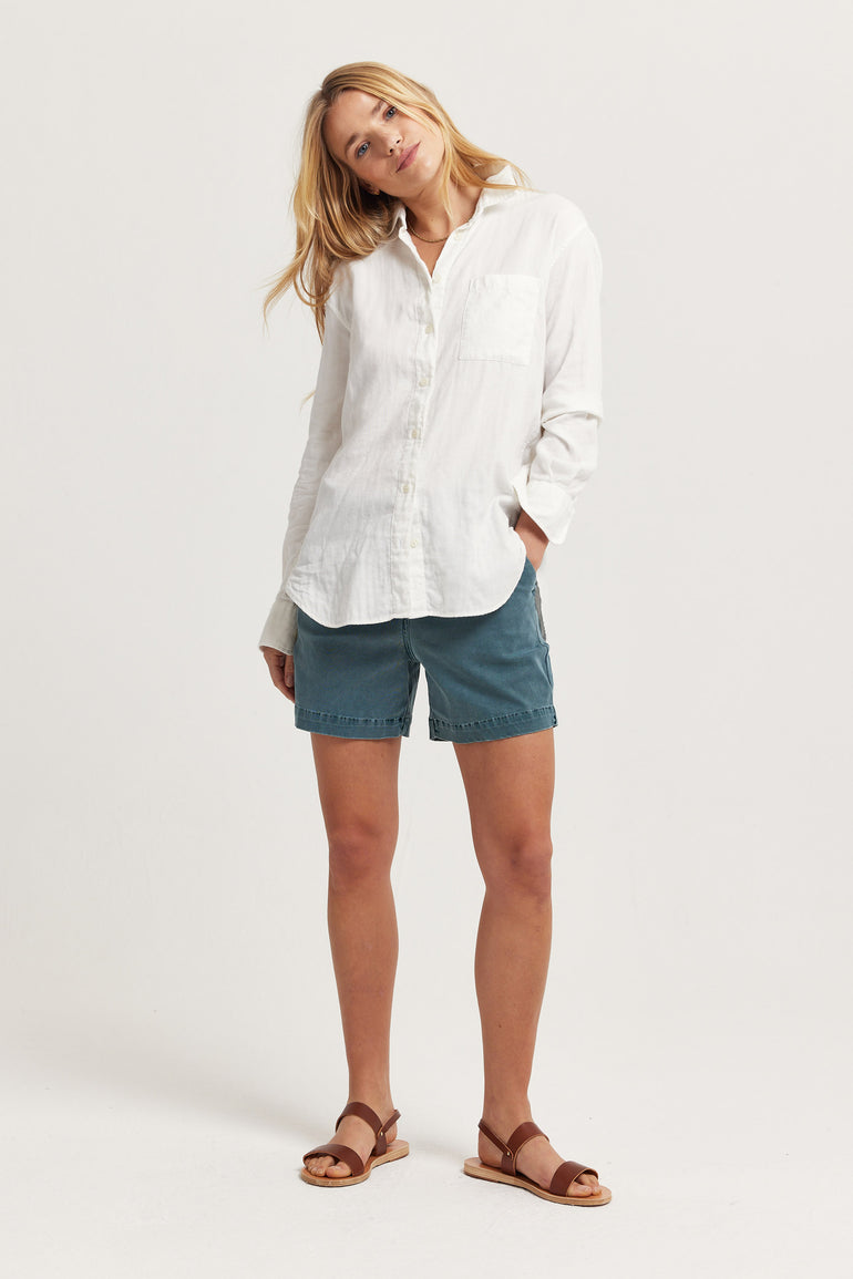 Shaldon White Lightweight Shirt