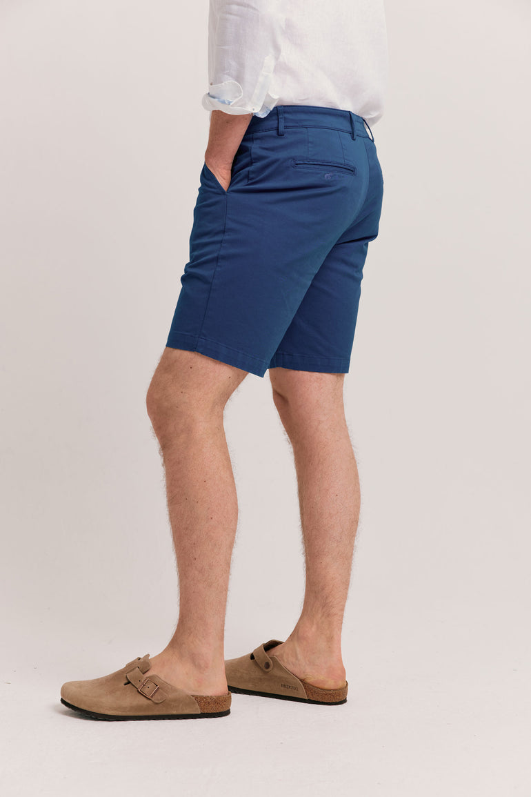 Brading Washed Navy Chino Shorts