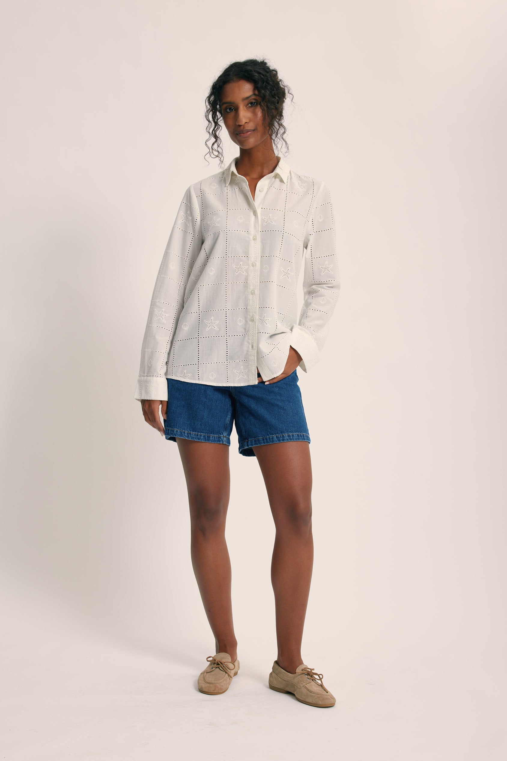 Abbott Broderie Shirt
