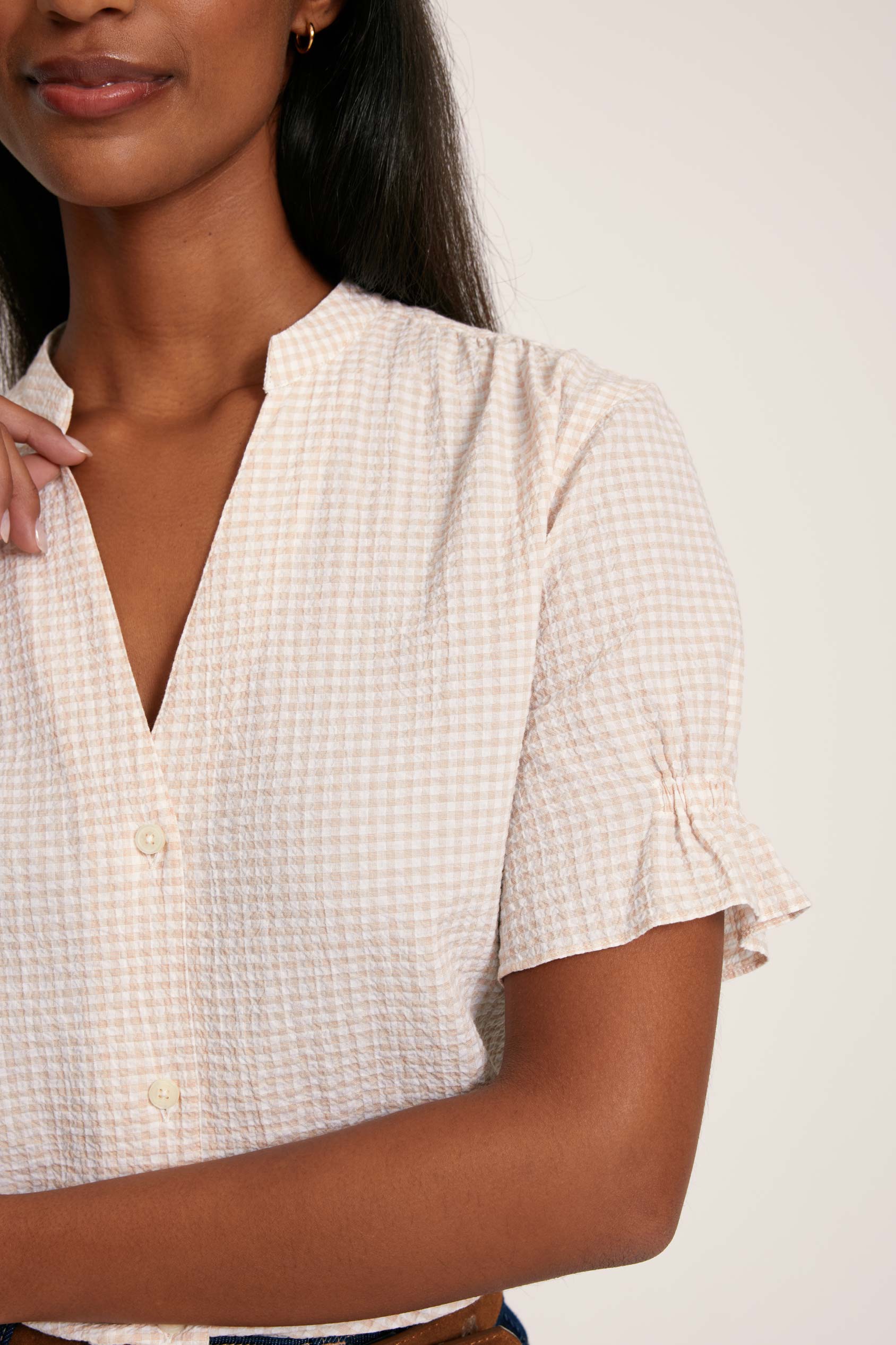 Abney Seersucker Blouse