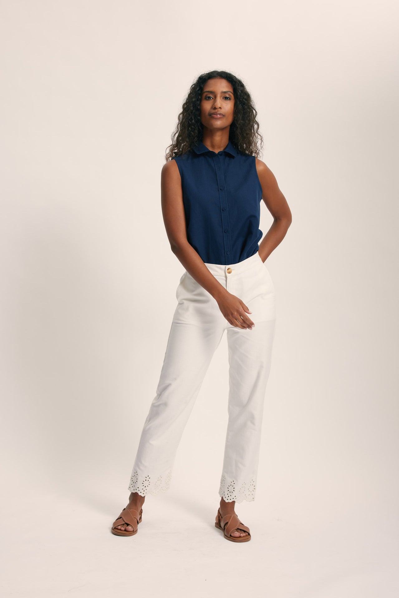 Amery Broderie Trousers