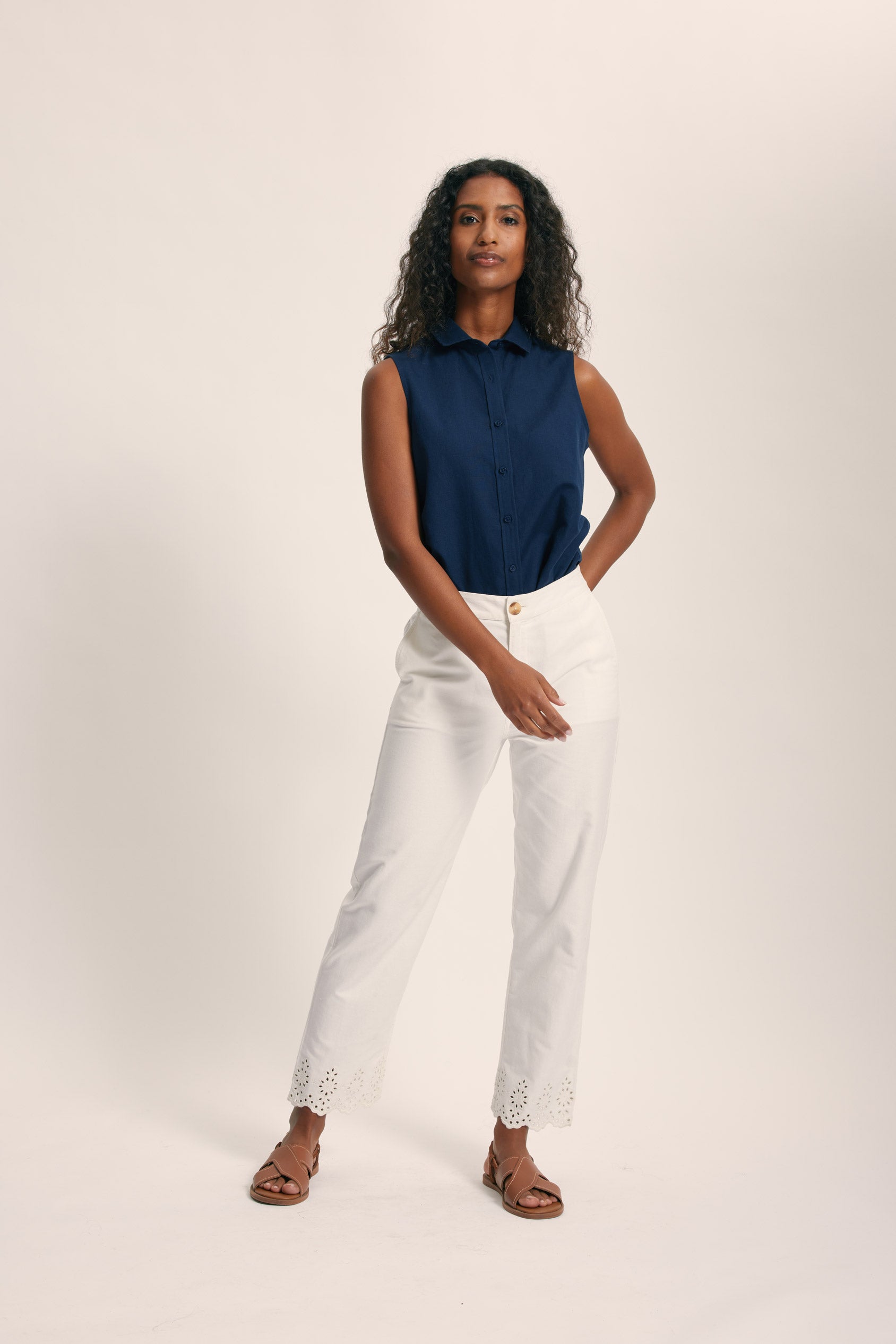 Amery Broderie Trousers