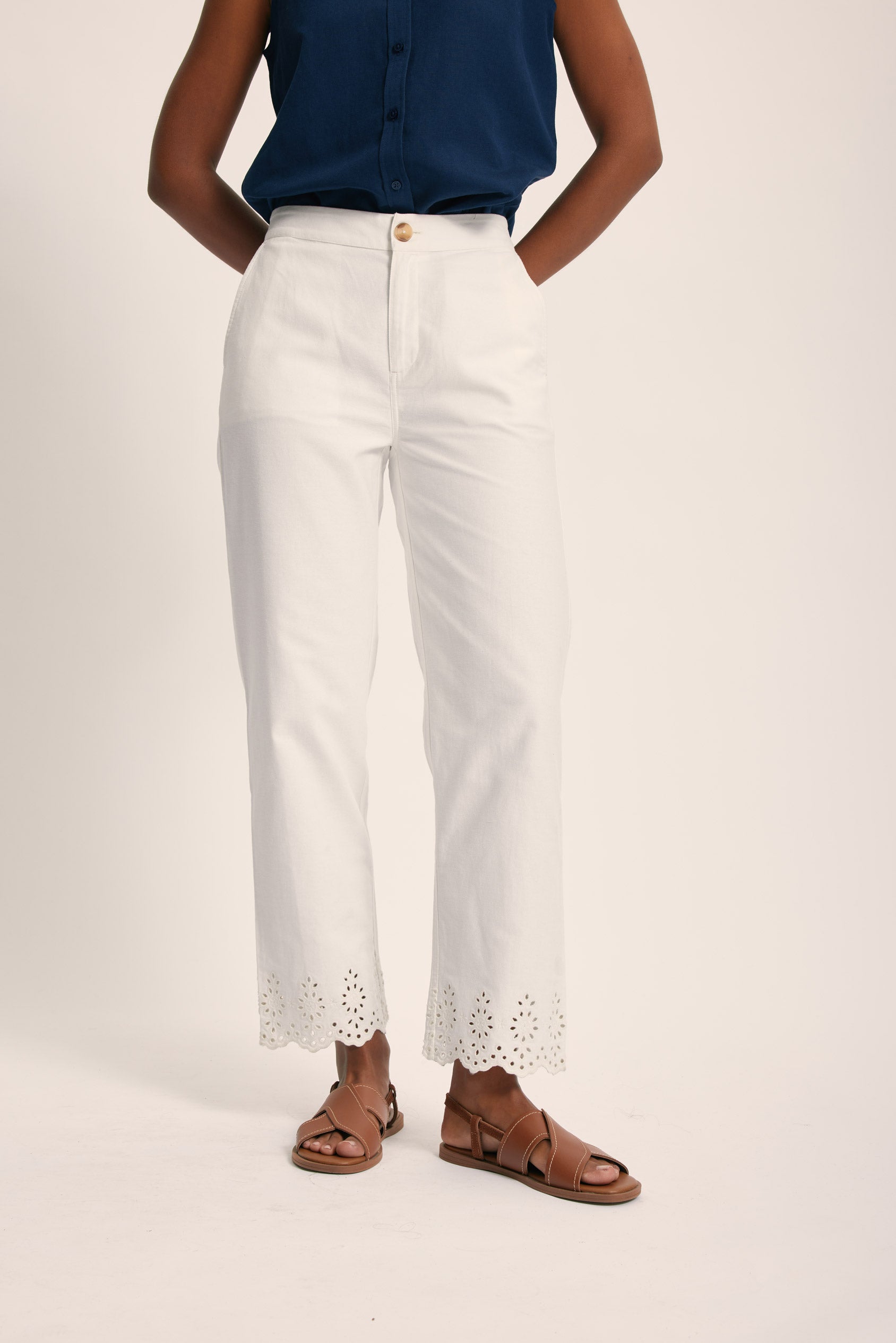 Amery Broderie Trousers