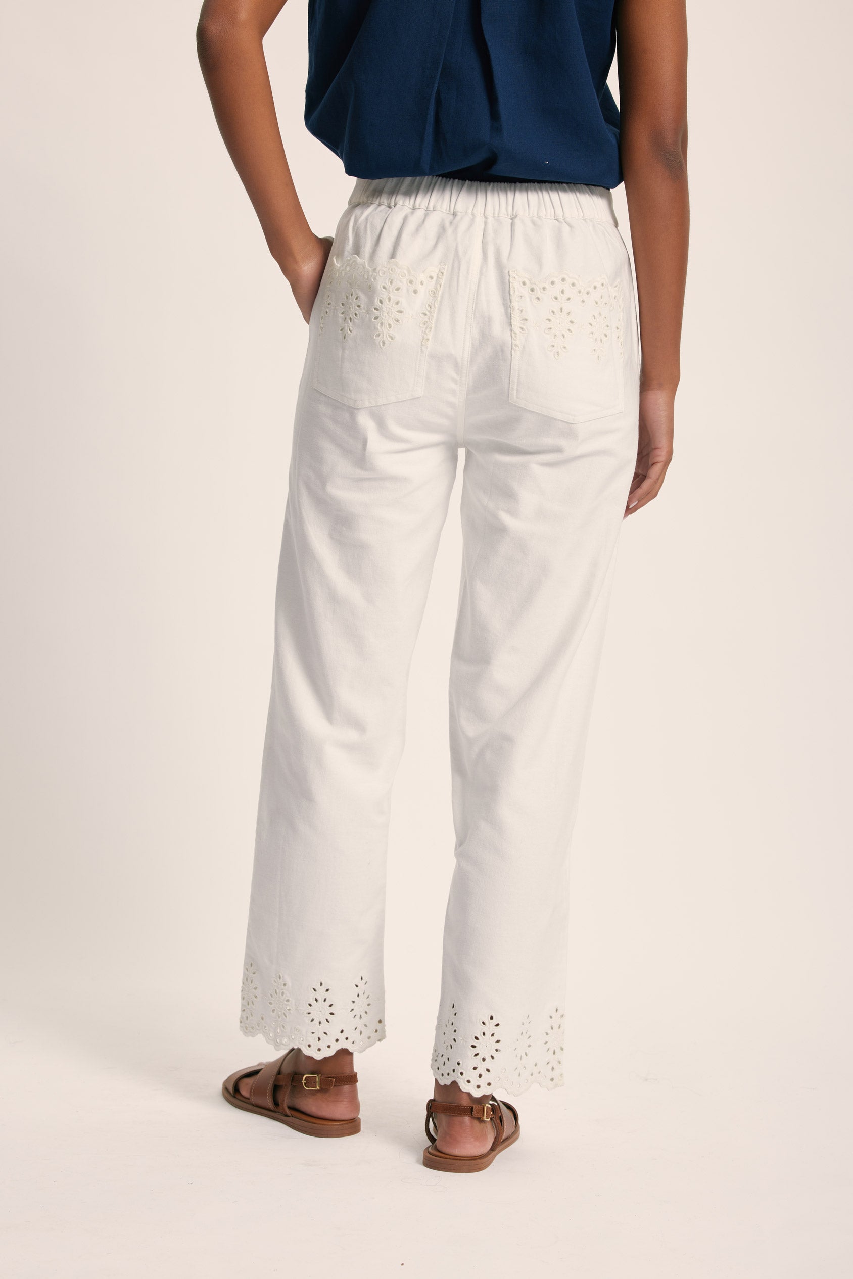 Amery Broderie Trousers