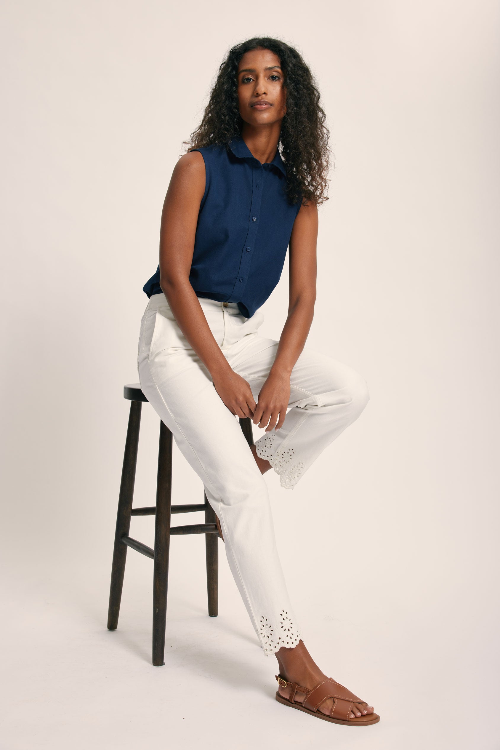 Amery Broderie Trousers