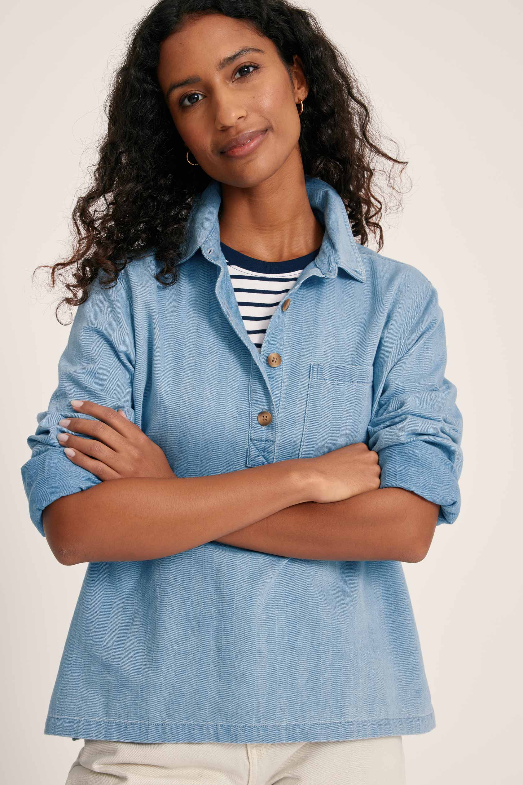 Avery Herringbone Deckshirt