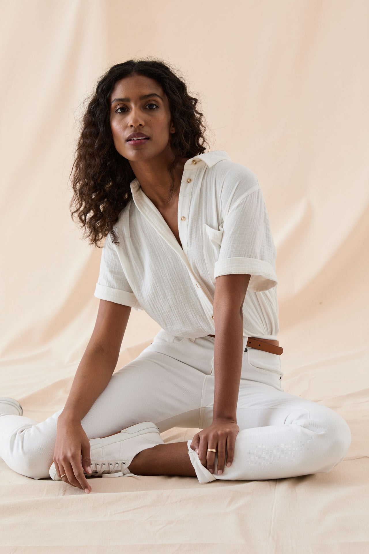 Barcombe White Double Cloth Shirt