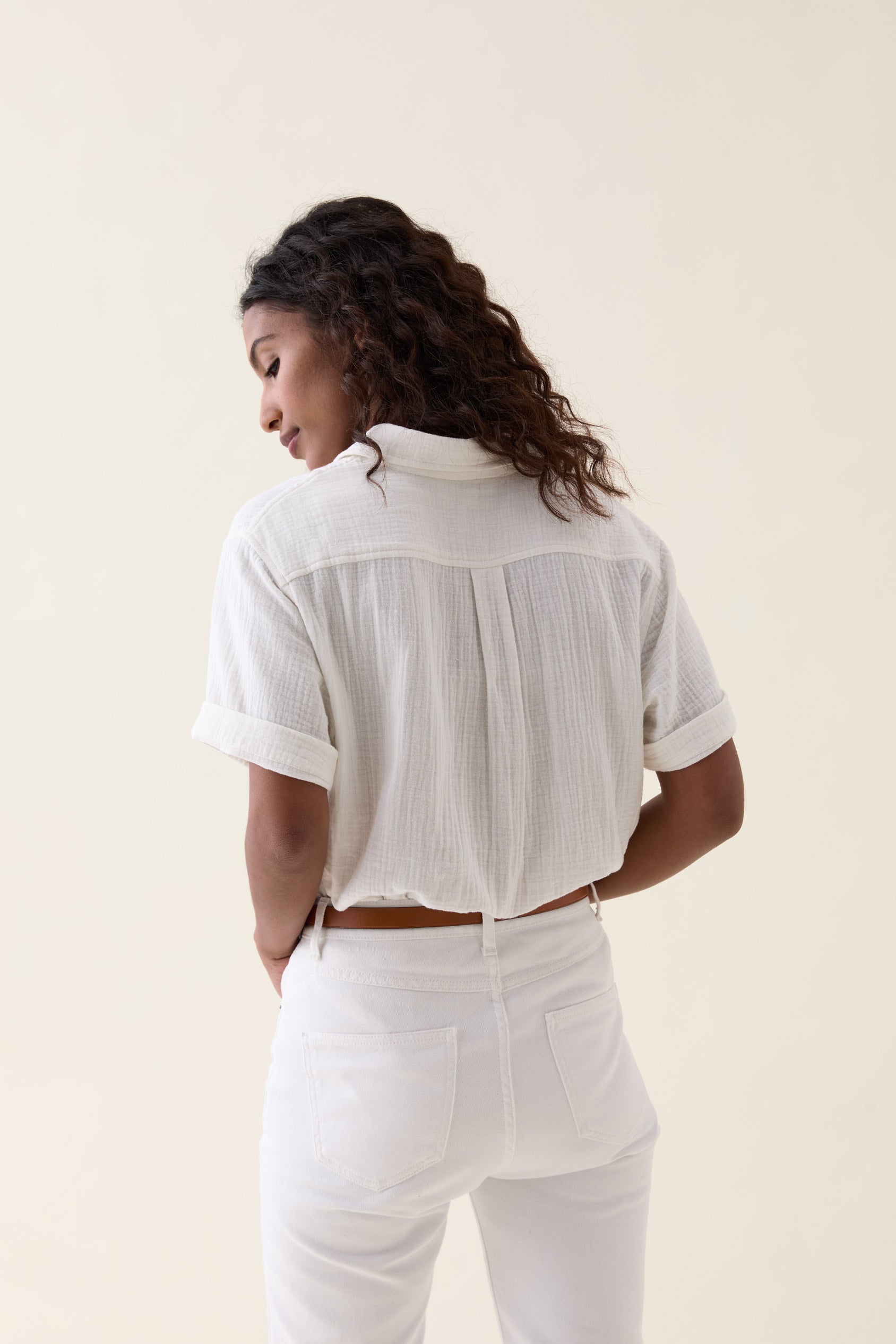 Barcombe White Double Cloth Shirt
