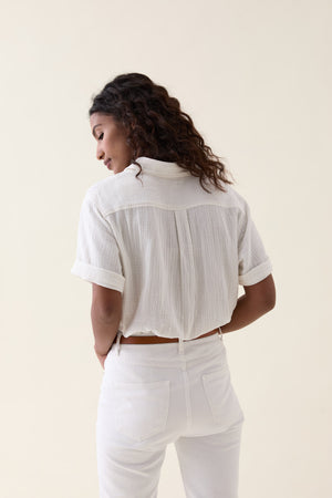 Barcombe White Double Cloth Shirt