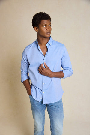 Blake Vintage Blue Oxford Shirt