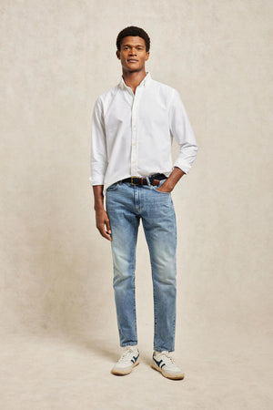 Blake Vintage White Oxford Shirt