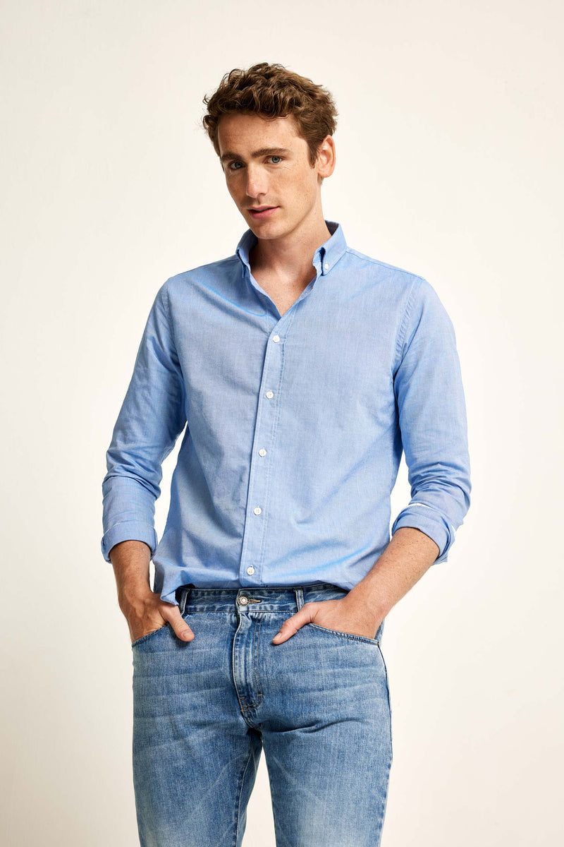 Blake Vintage Blue Oxford Shirt