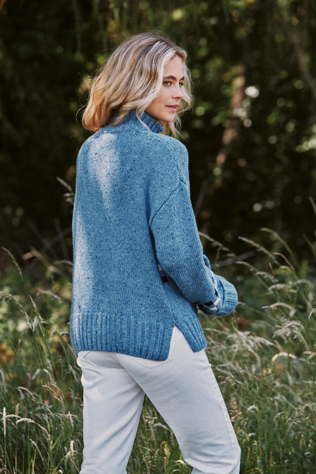 Montadale Sheep Half Zip Jumper