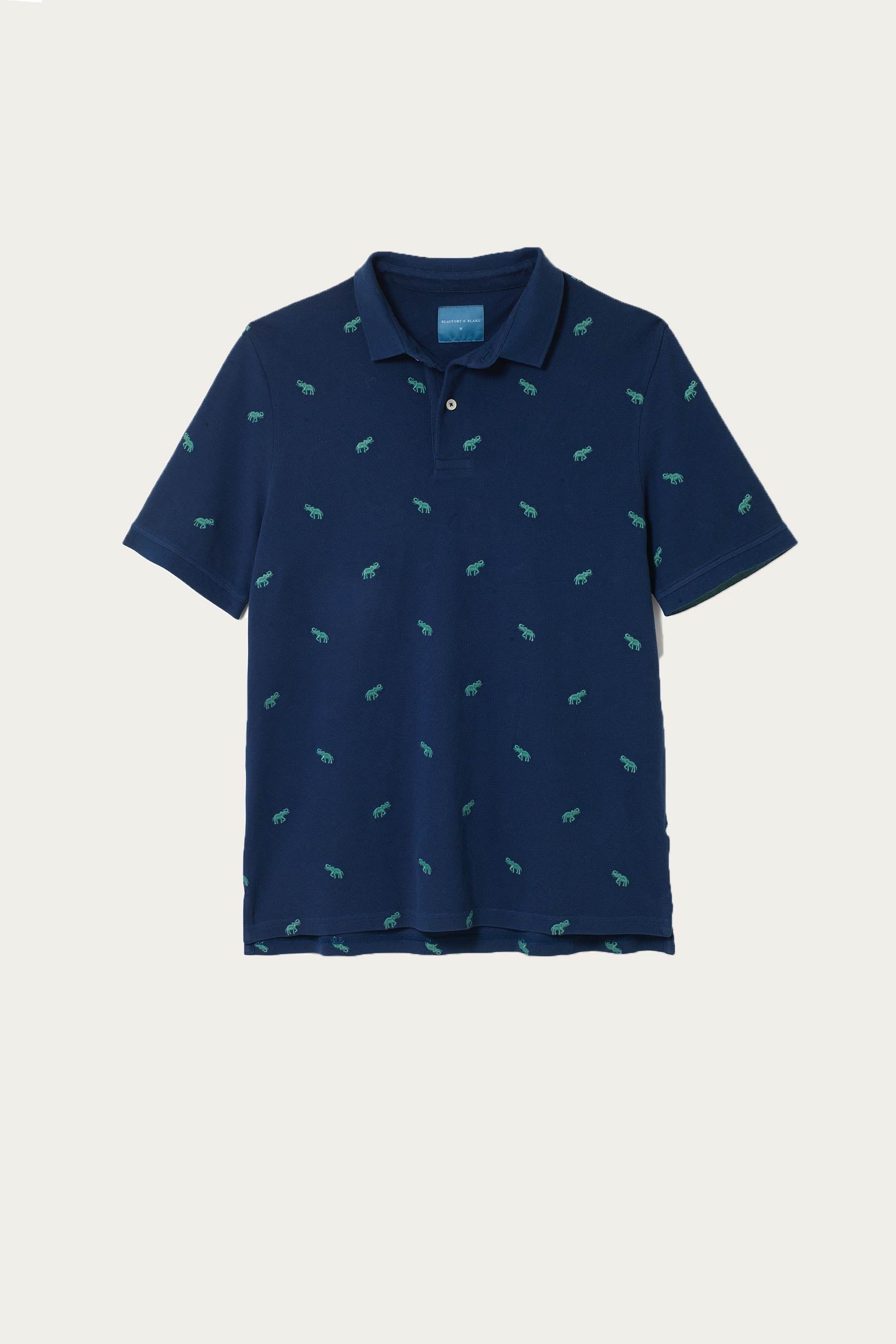 Burwash Embroidered Elephant Polo