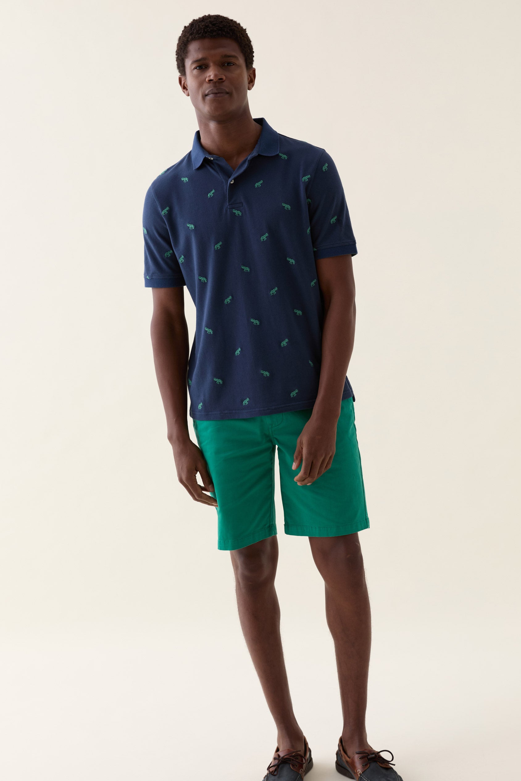 Burwash Embroidered Elephant Polo