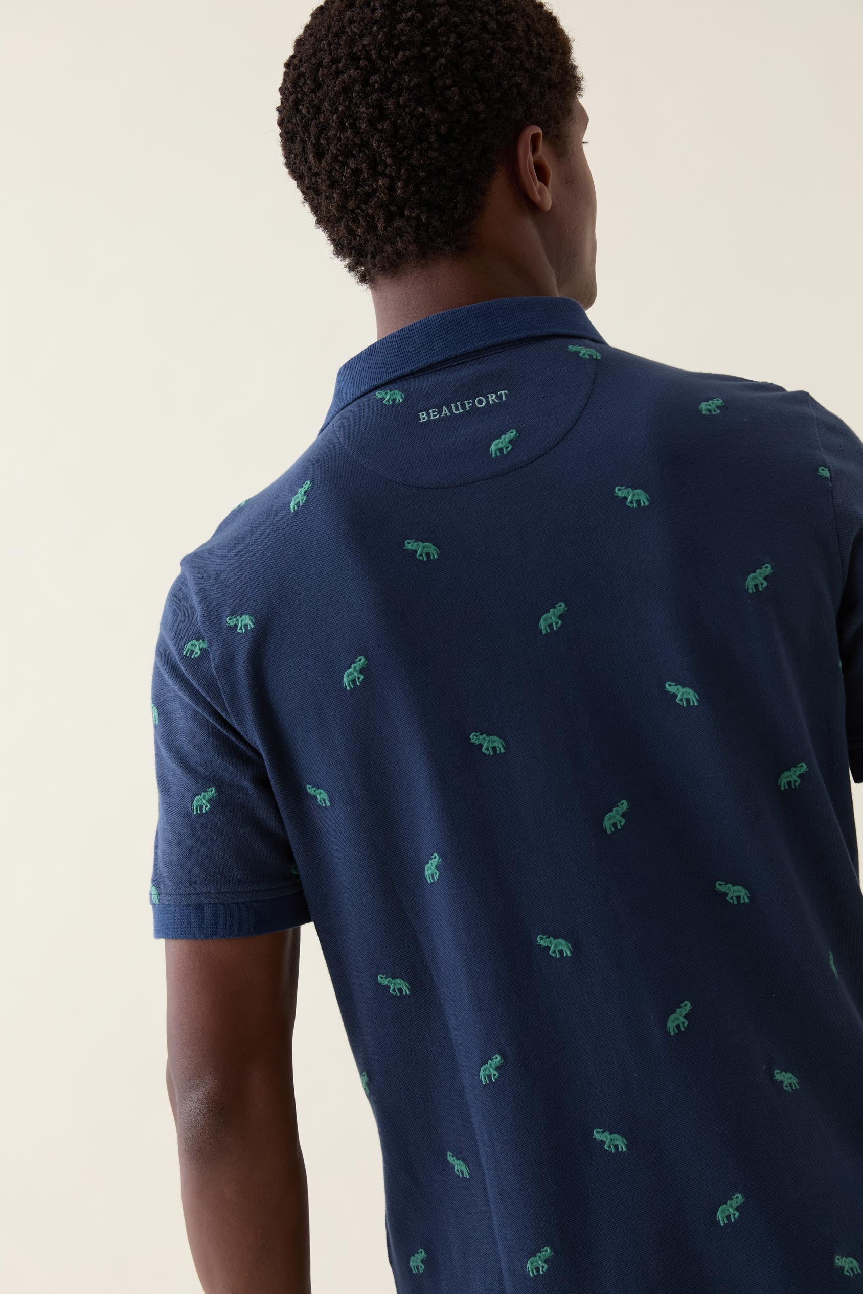 Burwash Embroidered Elephant Polo