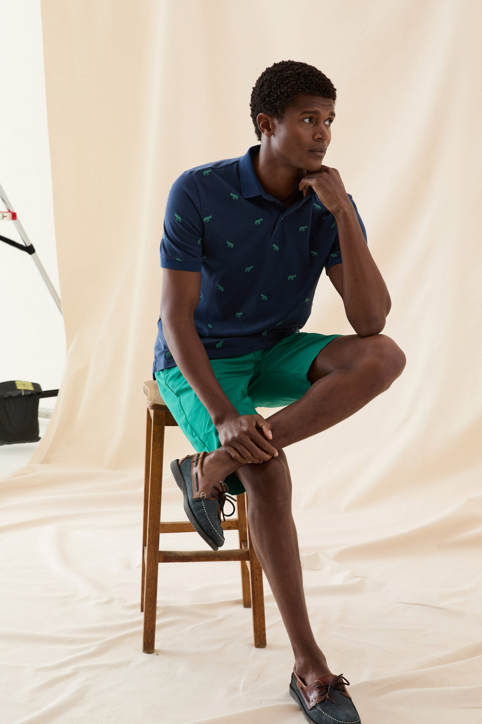 Burwash Embroidered Elephant Polo