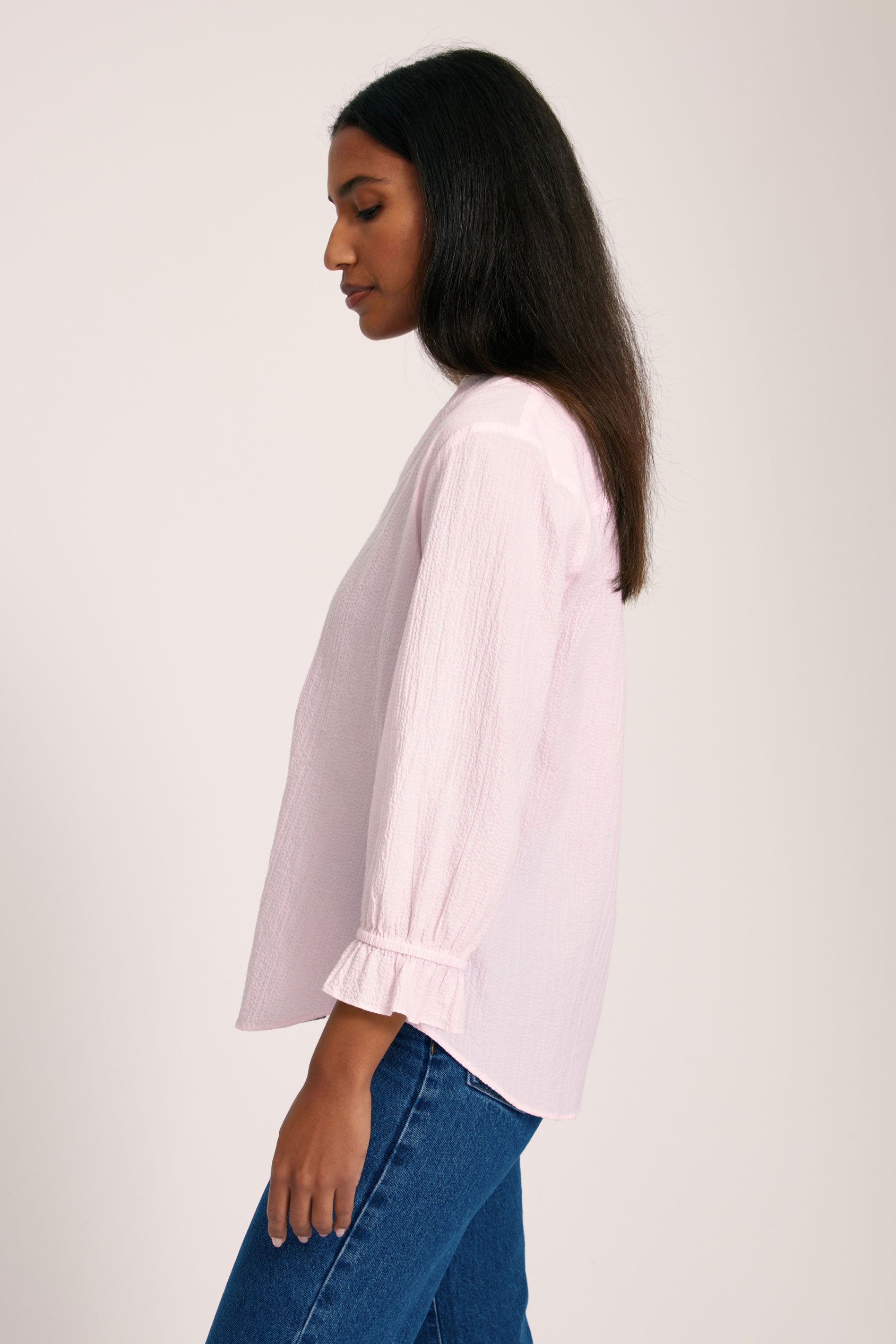Clement Seersucker Blouse