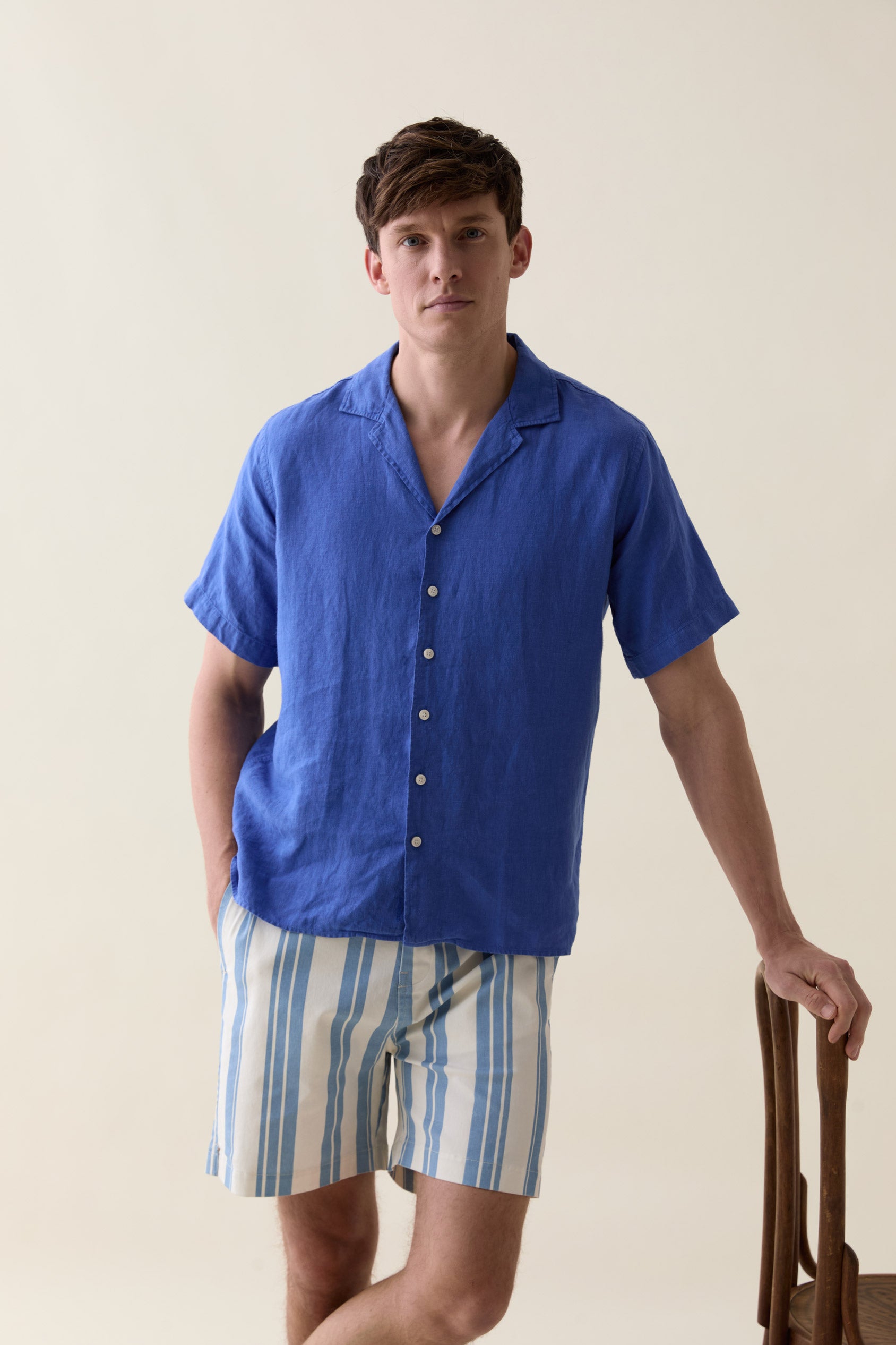 Chertsey Short Sleeve Linen Shirt